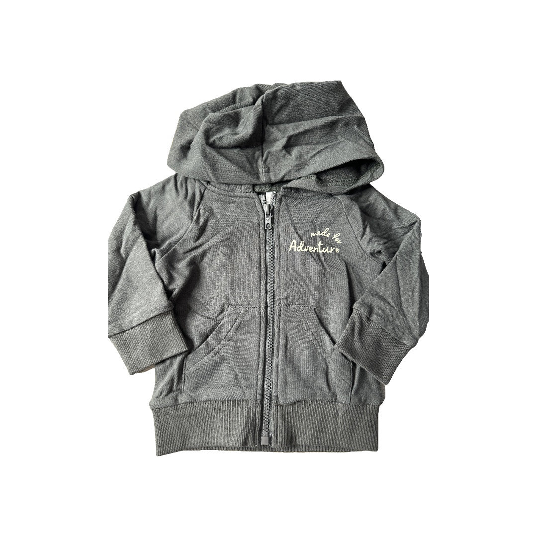 BabySprouts co Unisex Grey Hoodie Size: 6-12 months Grey