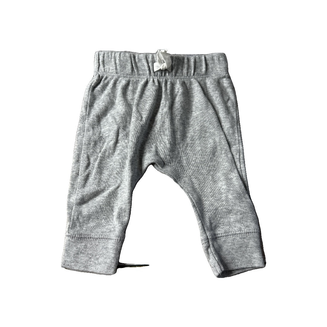 Carters Unisex Grey Pants Size: 3 months Grey