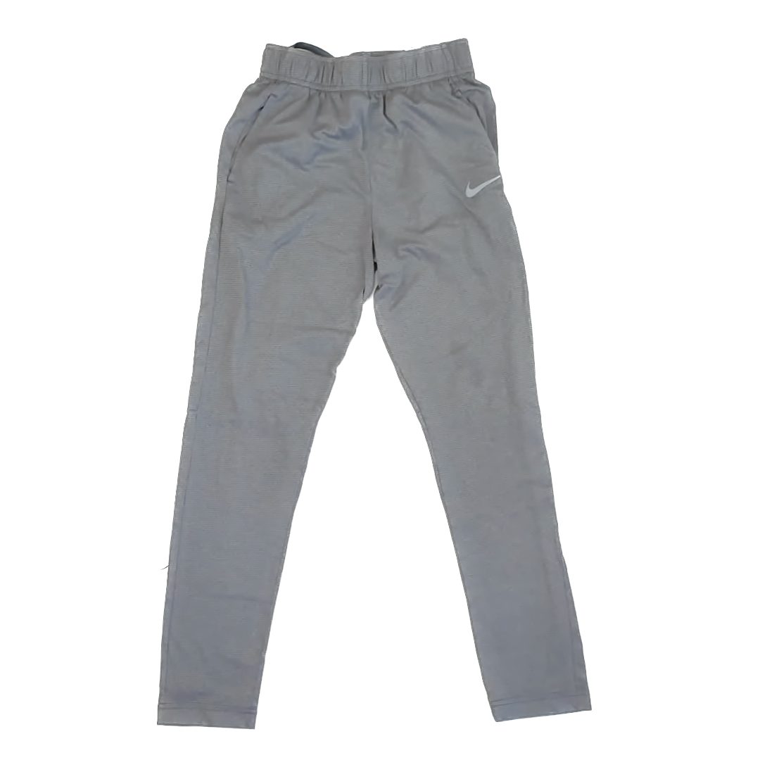 Nike Boys Grey Athletic Pants Size: M Grey