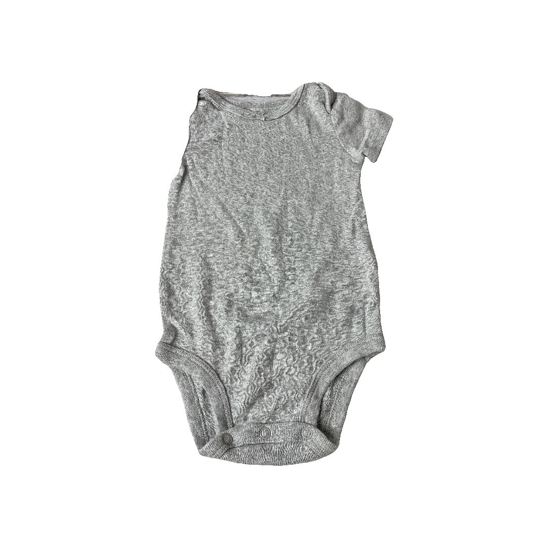 Carters Girls Grey Onesie Size: 9 months Grey