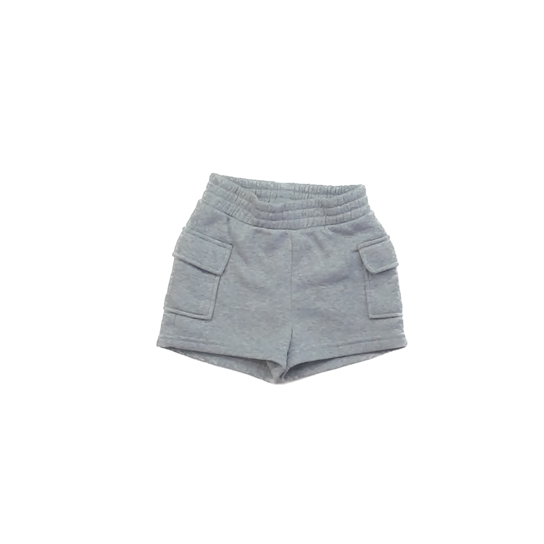 Olivia Kay Girls Grey Shorts Size: 7 Years Grey