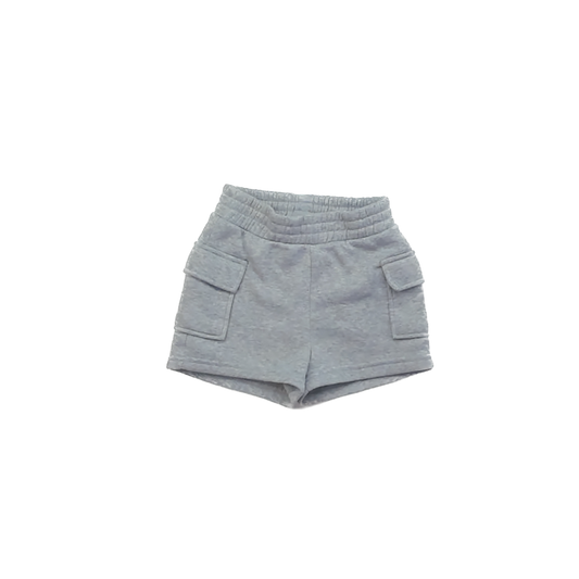 Olivia Kay Girls Grey Shorts Size: 7 Years Grey