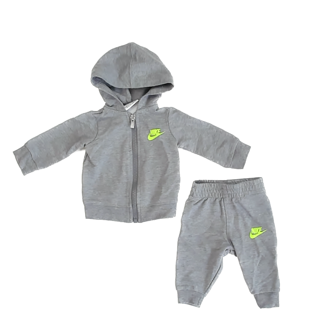 Nike Boys Grey Apparel Sets Size: Newborn Grey