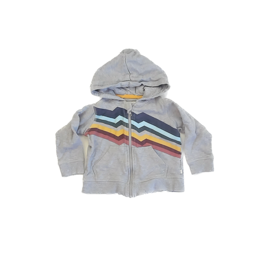 pact Boys Grey Hoodie Size: 18-24 Months Grey