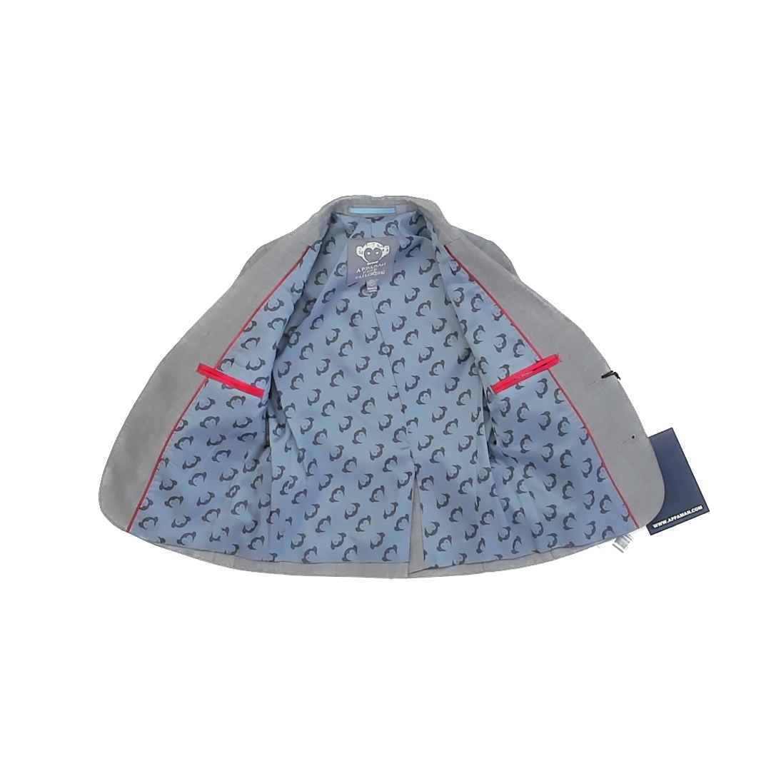 Appaman Boys Grey Sports Coat Size: 3T Grey