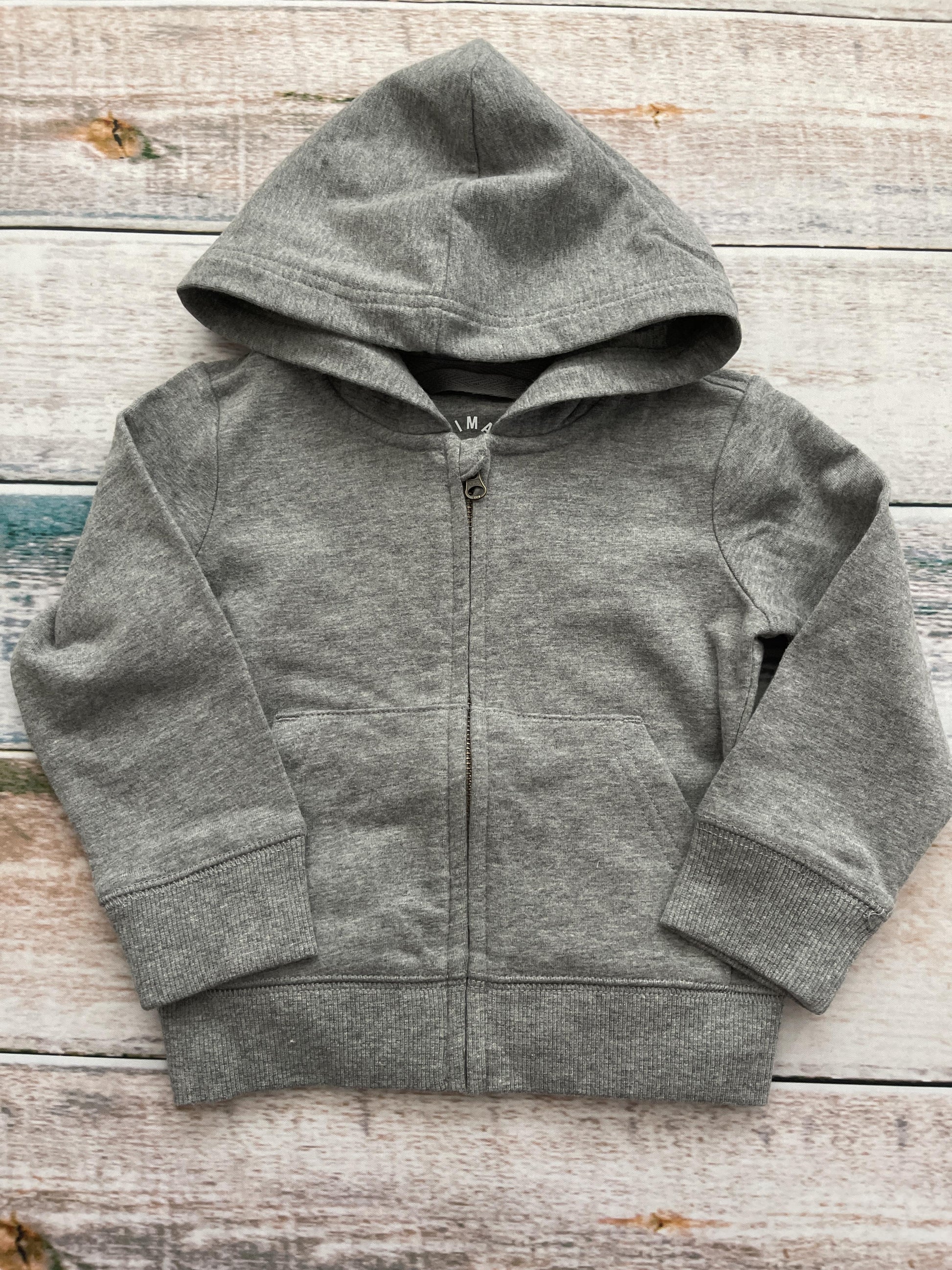 Primary Unisex Grey Hoodie Size: 18 months Grey