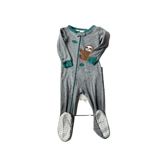 Carters Unisex Grey Pajamas Size: 12 months Grey