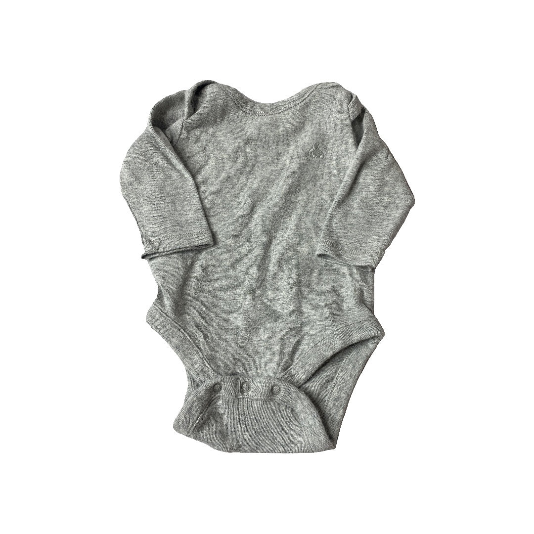 Gap Boys Grey Onesie Size: 0-3 months Grey