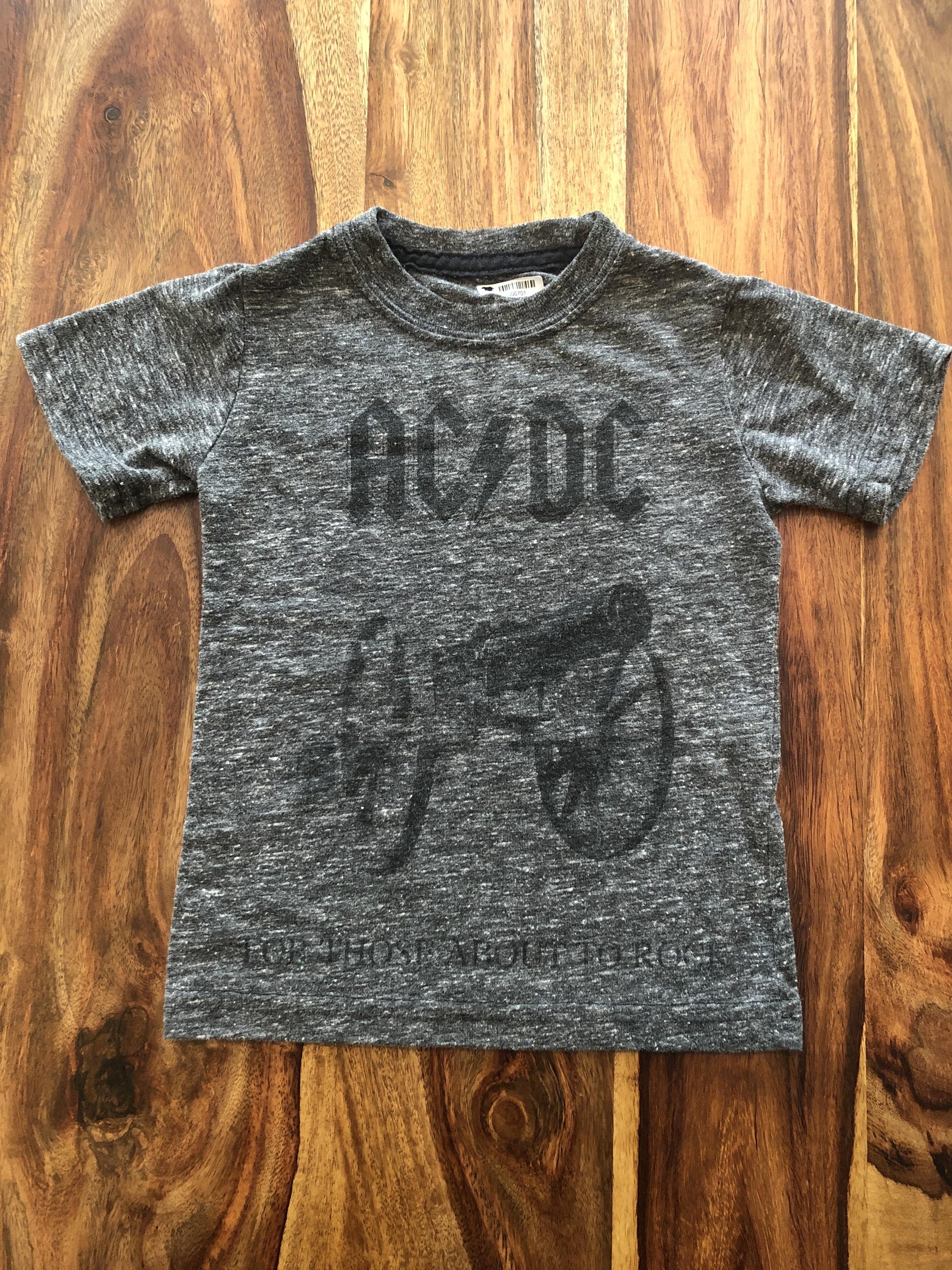 ACDC Boys Grey T-Shirt Size: 2 years Grey
