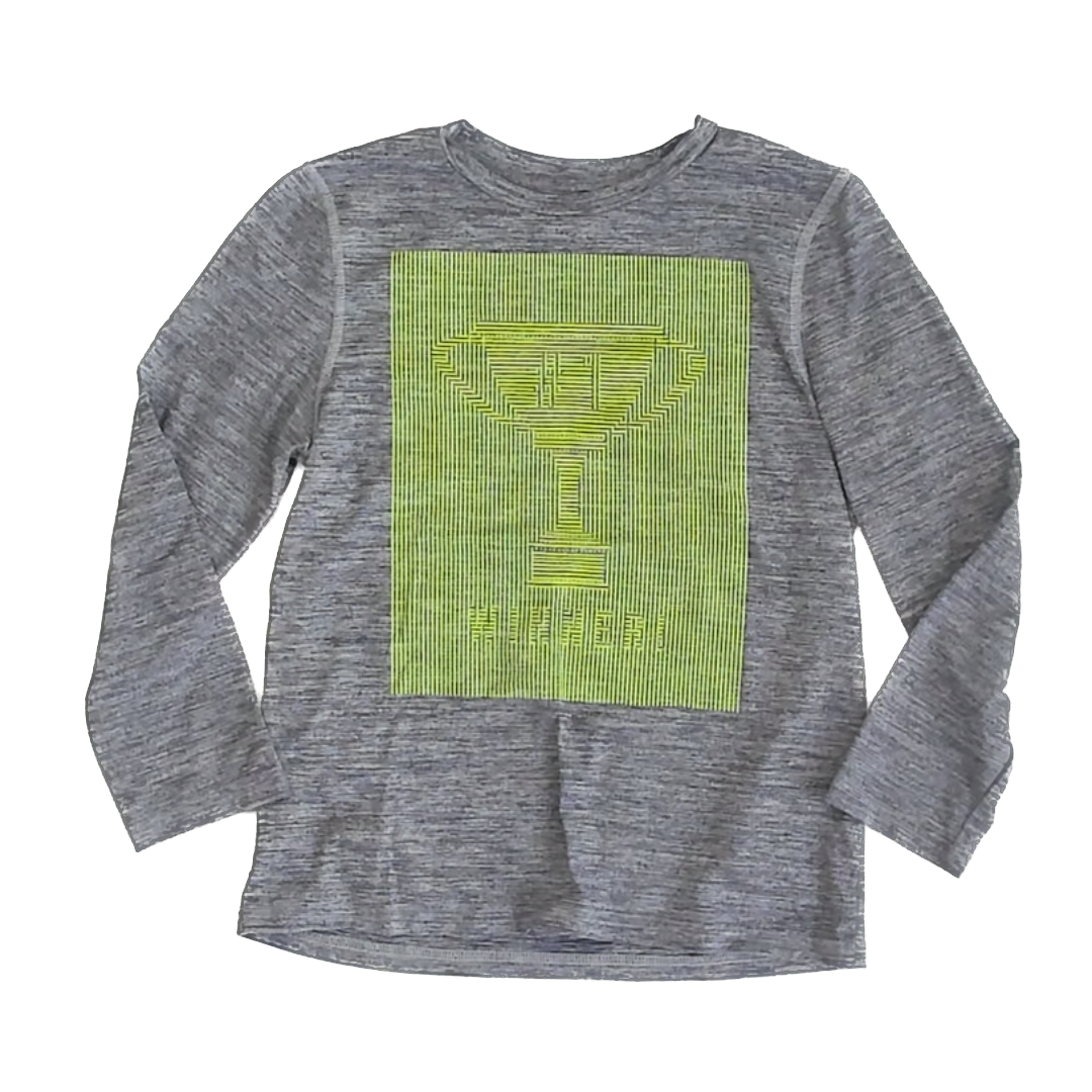 Rockets Of Awesome Boys Grey Athletic Top Size: 7 Years Grey