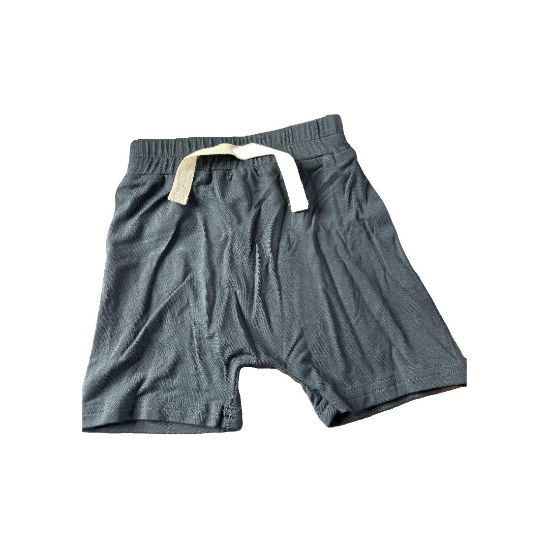 BabySprouts co Unisex Grey Shorts Size: 6-Mar Grey