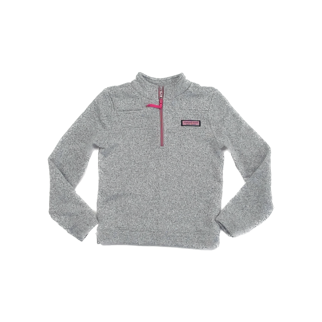 Vineyard Vines Girls Grey Fleece Size: 5-6 Years Grey