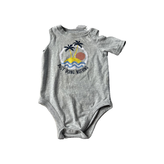 Garanimals Unisex Grey Onesie Size: 18 months Grey