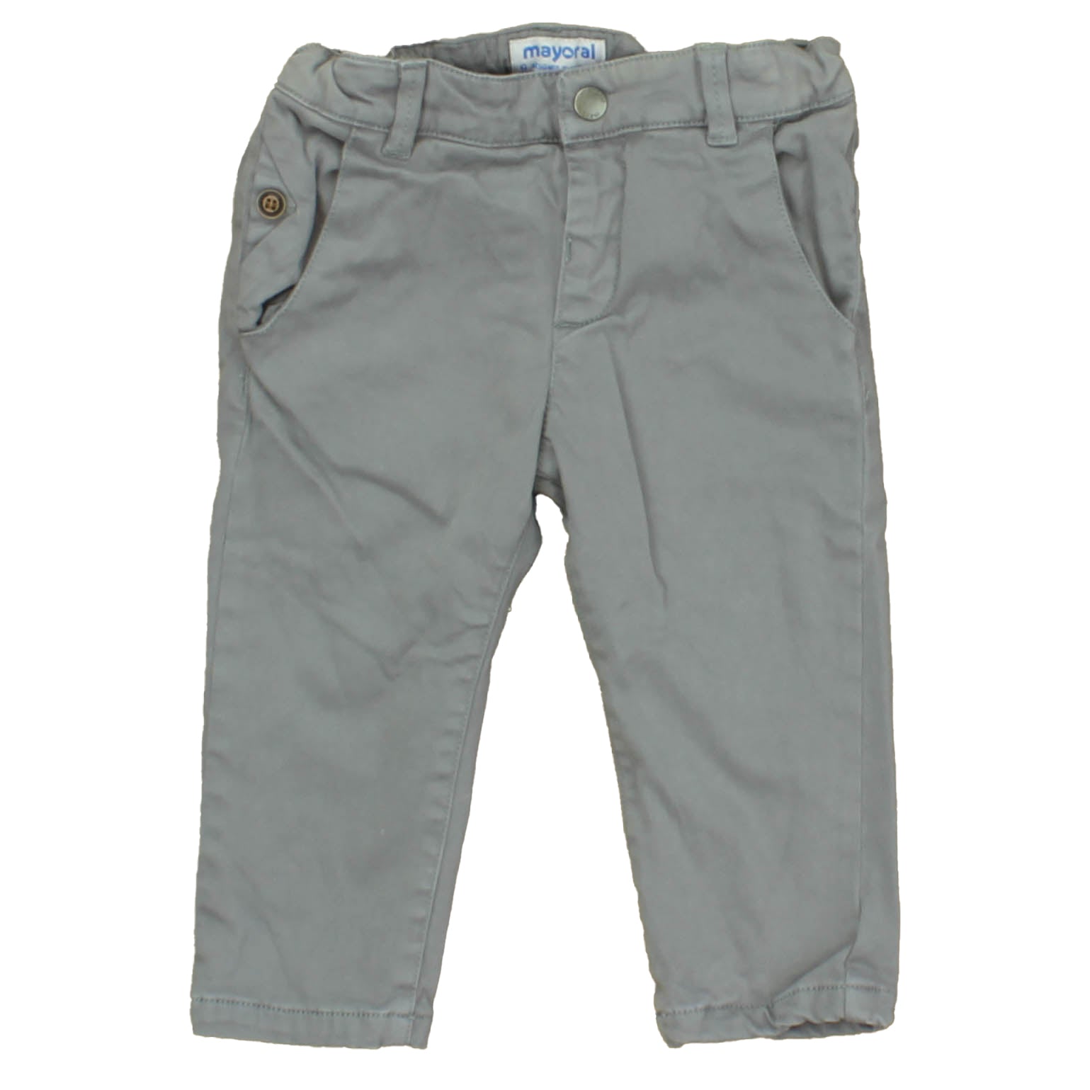 Mayoral Boys Grey Pants Size: 9 Months Grey