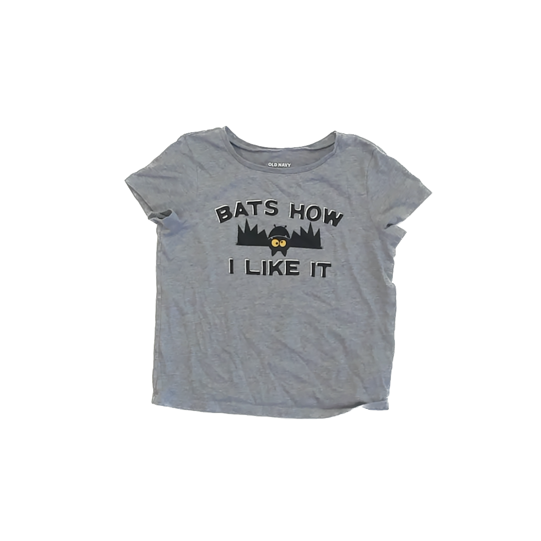 Old Navy Girls Grey T-Shirt Size: 8 Years Grey