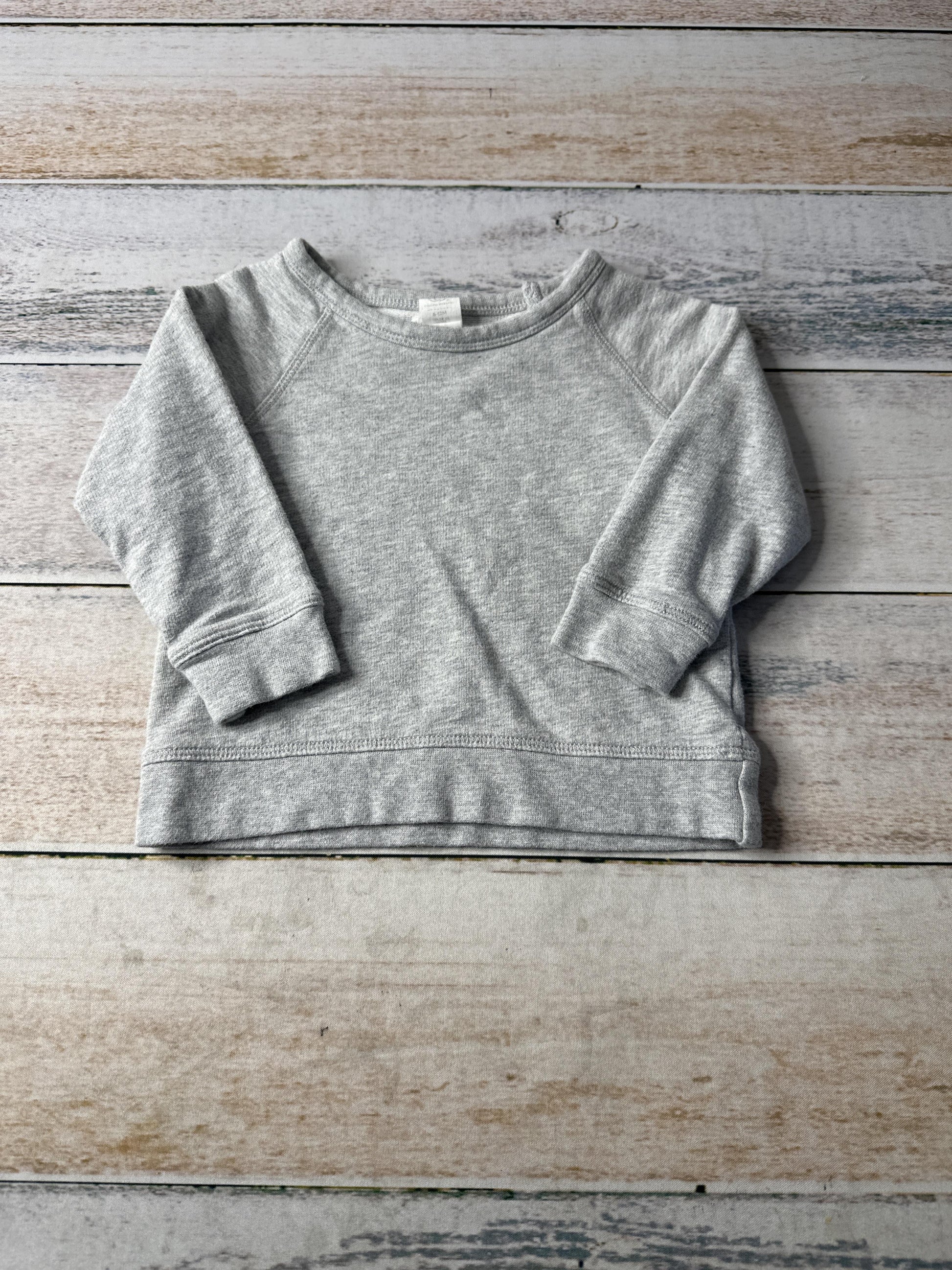 Colored Organics Unisex Grey Sweater Size: 6-12 months Grey