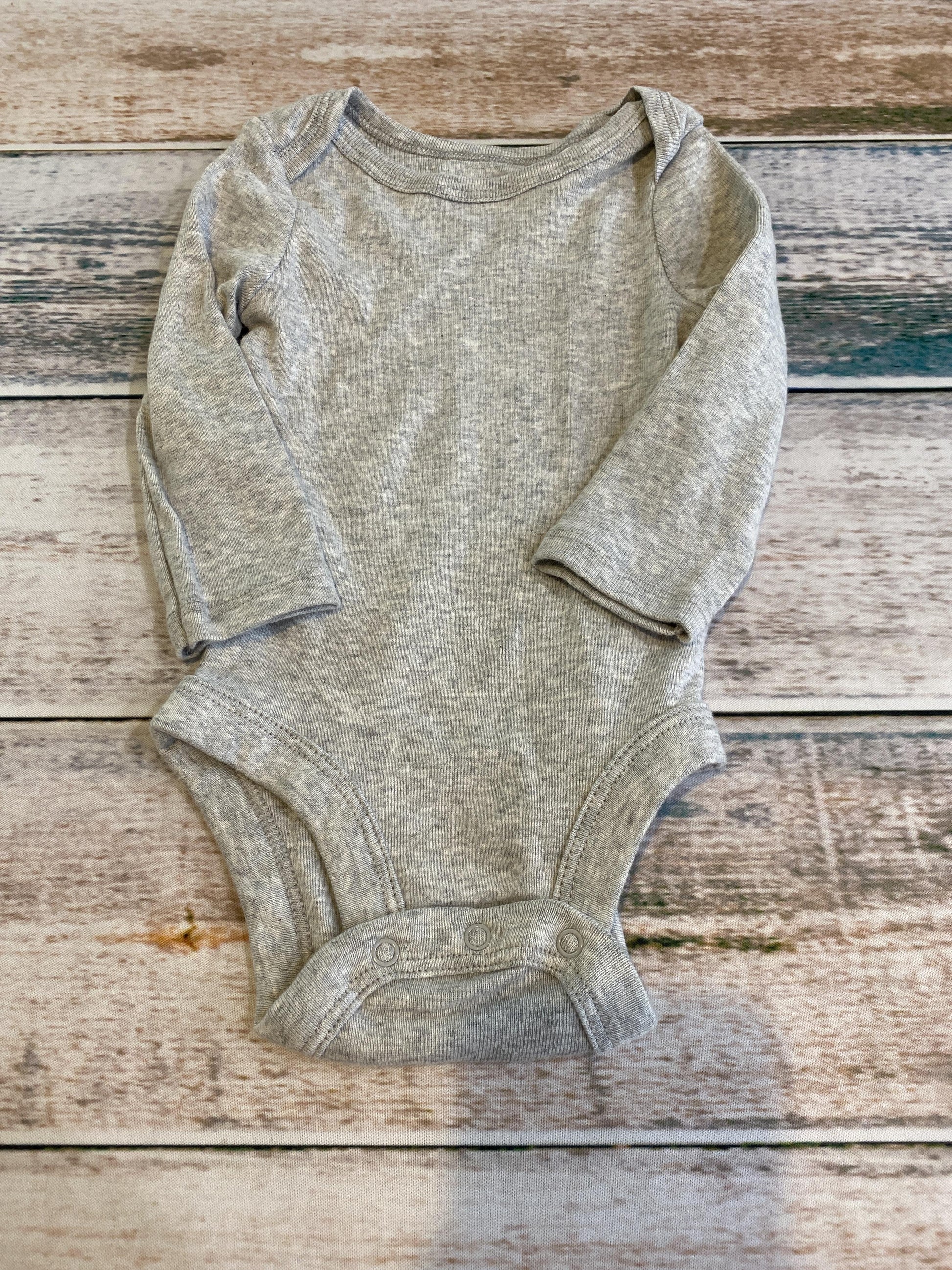Lamaze Unisex Grey Onesie Size: 3 months Grey