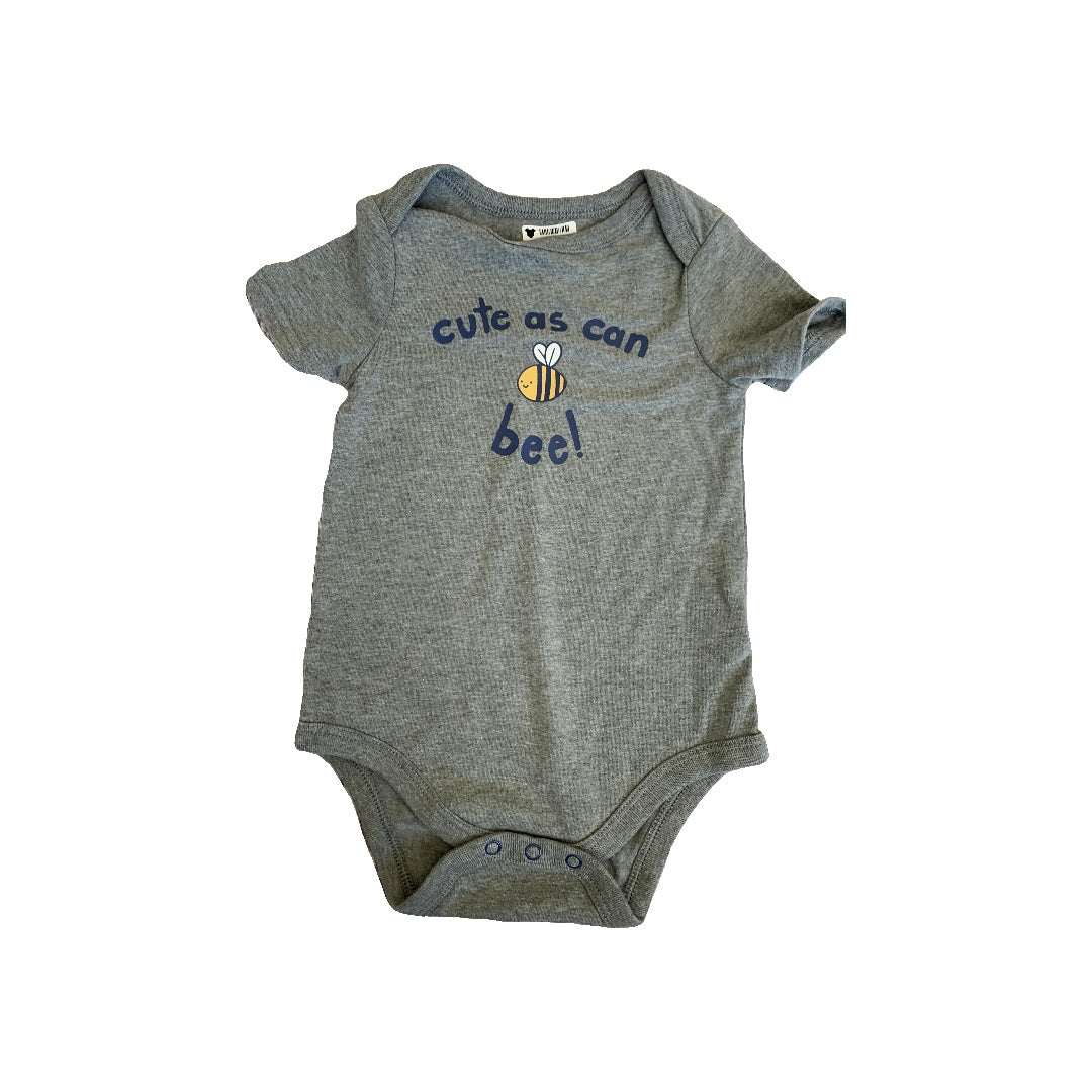 Cat & Jack Boys Grey Onesie Size: 6-9 months Grey
