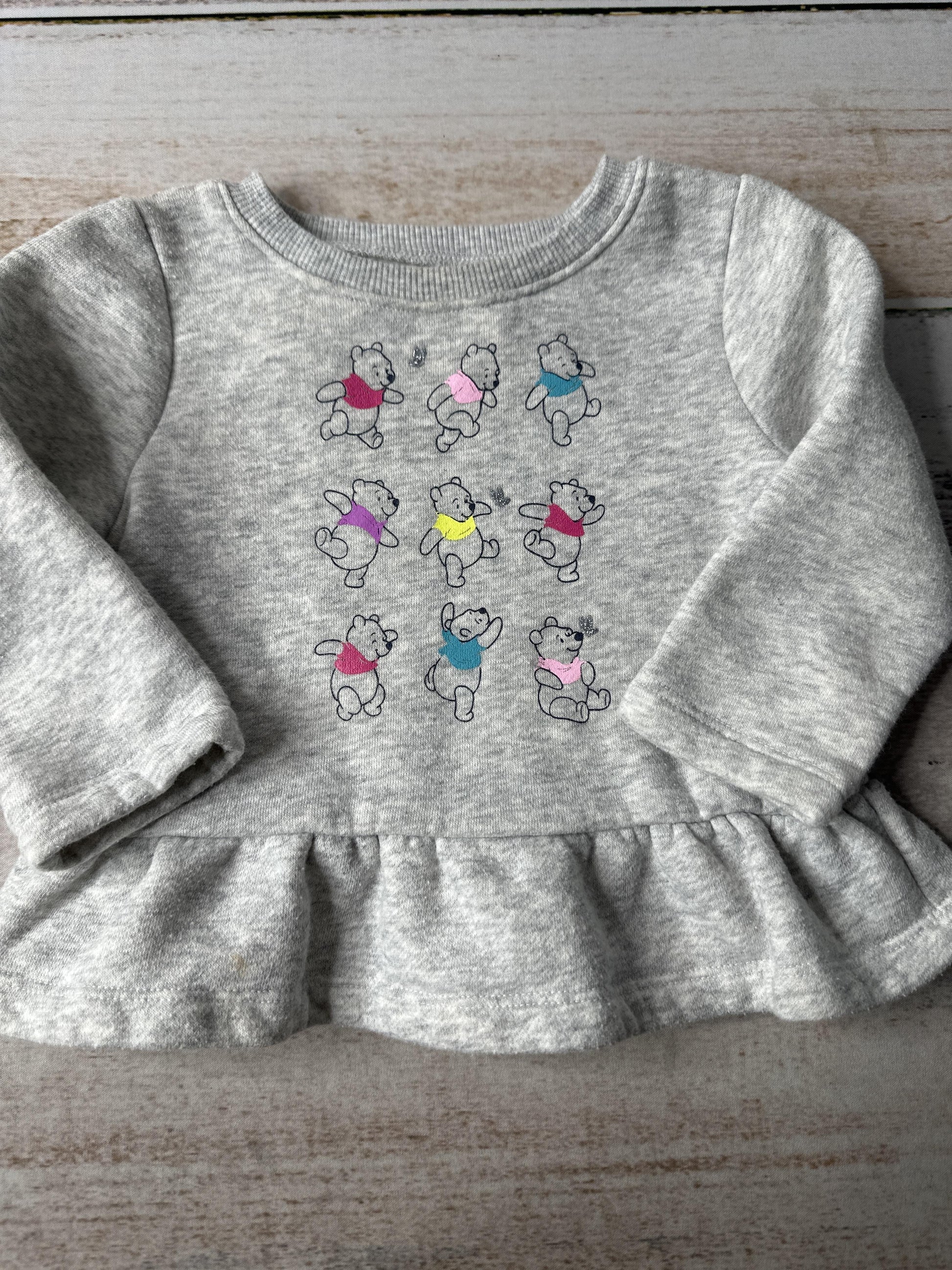 Disney Girls Grey Sweater Size: 12 months Grey