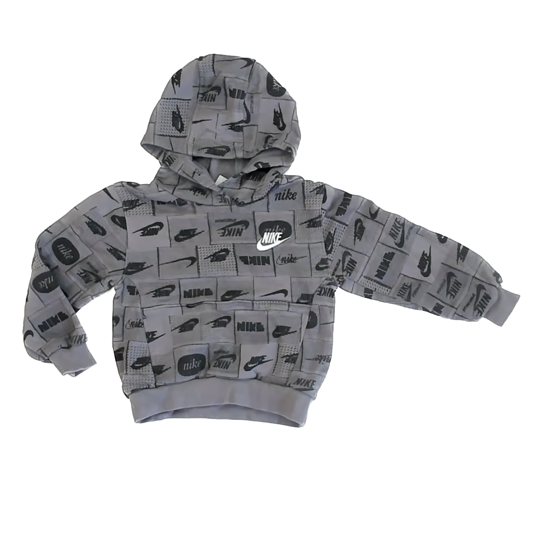 Nike Boys Grey Hoodie Size: 3T Grey