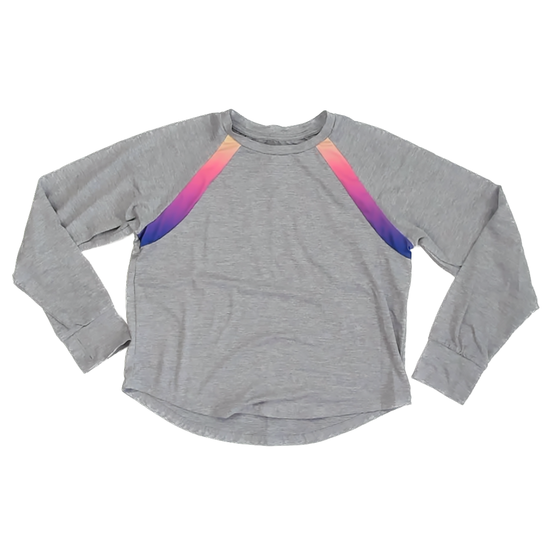 Rockets Of Awesome Girls Grey Athletic Top Size: 8 years Grey