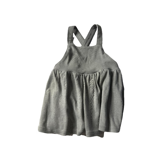 Colored Organics Girls Grey Dress Size: 6-12 months Grey