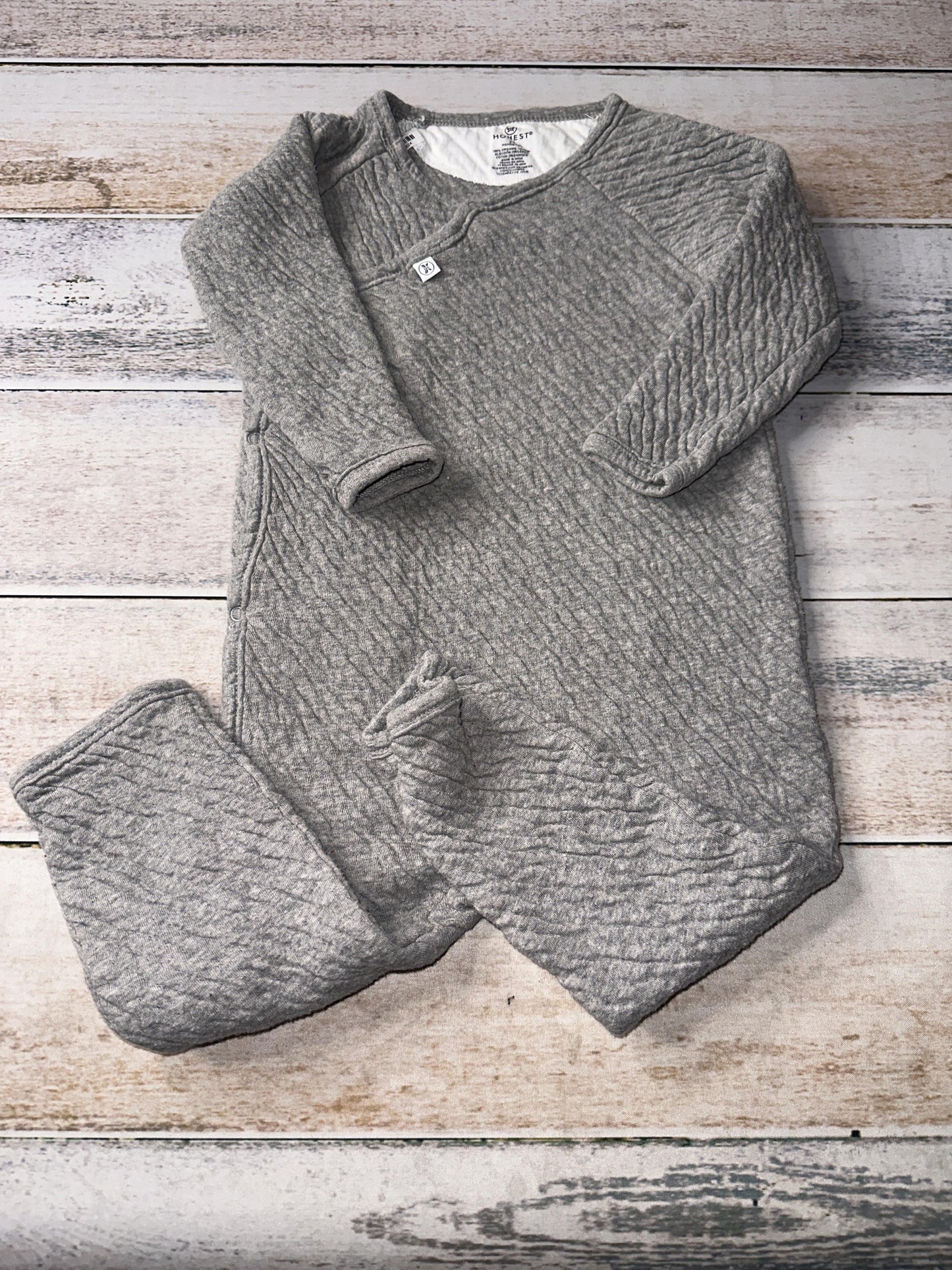 Burt's Bees Boys Grey Pajamas Size: 24 months Grey