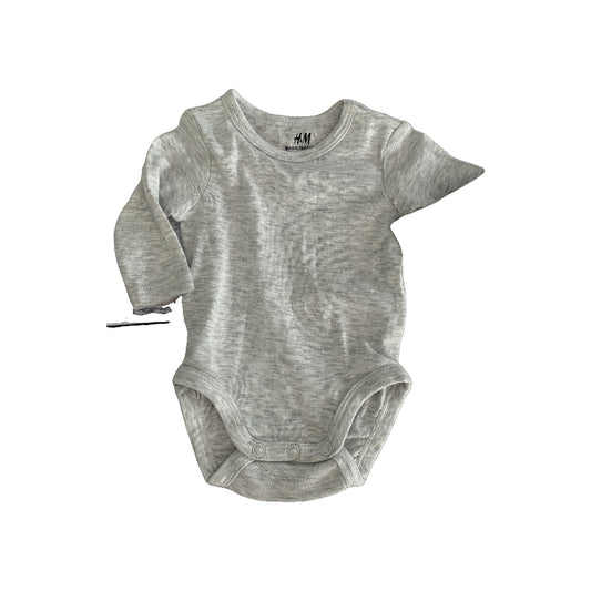 H&M Unisex Grey Onesie Size: Preemie Grey