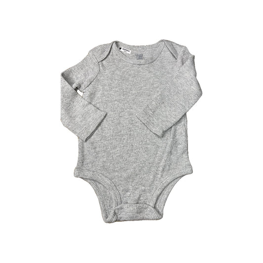 Carters Unisex Grey Onesie Size: 9 months Grey