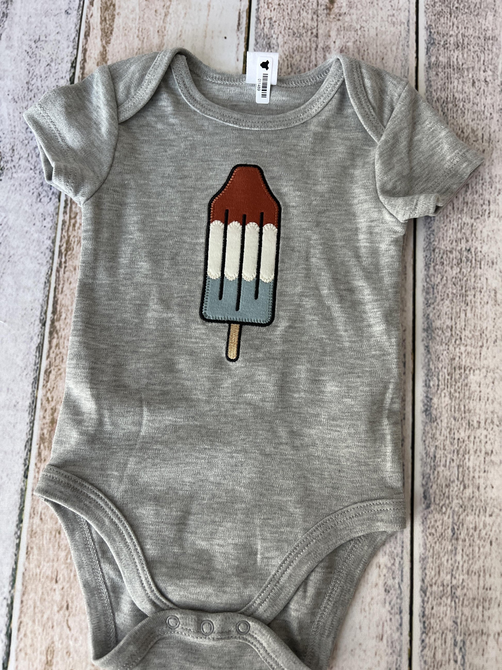 PL Baby Boys Grey Onesie Size: 9 months Grey