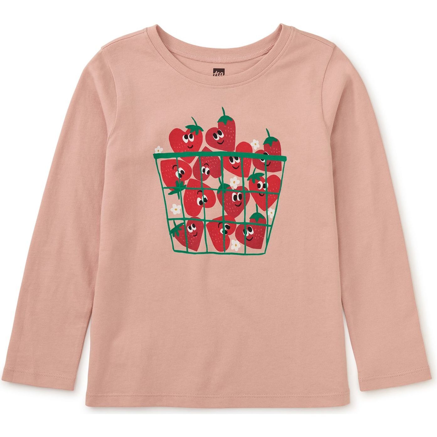 Tea Collection Girls Heart Berries T-Shirt Size: 9-12 Months Heart Berries