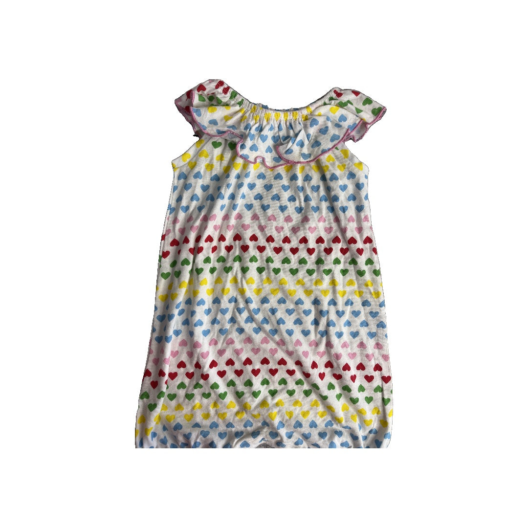 Harper Canyon Girls Hearts | Rainbow Romper Size: 24 months Hearts | Rainbow