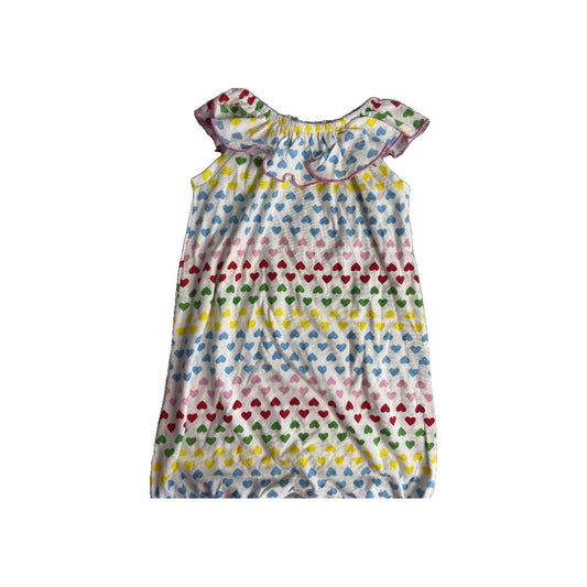 Harper Canyon Girls Hearts | Rainbow Romper Size: 24 months Hearts | Rainbow