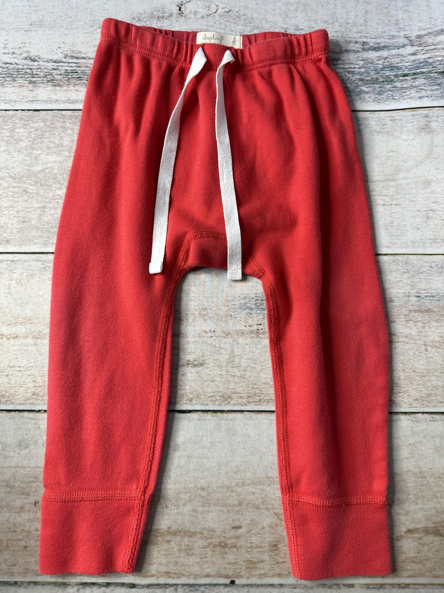 Sapling Girls Hearts | Red | White Pants Size: 12-18 months Hearts | Red | White