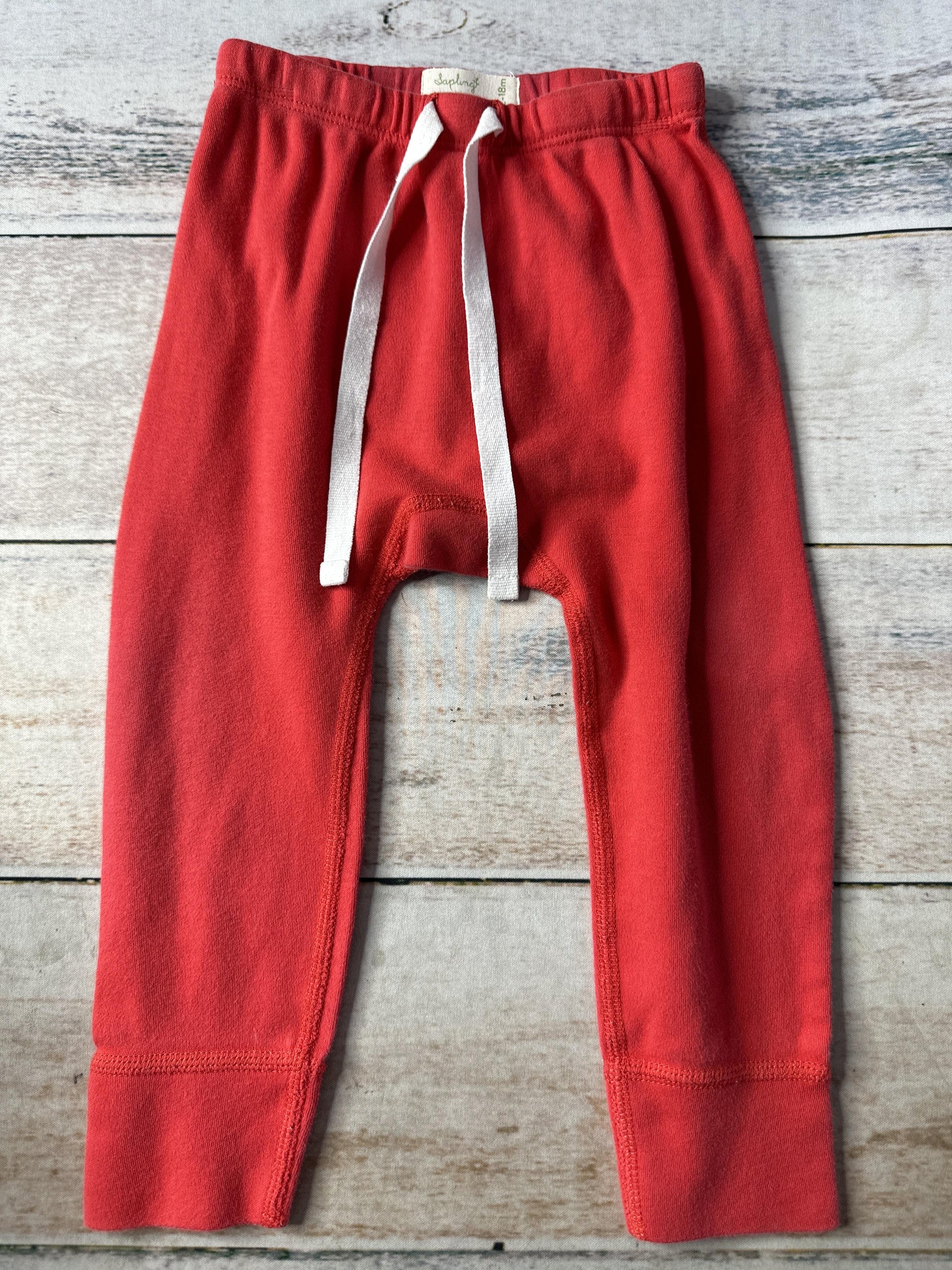 Sapling Girls Hearts | Red | White Pants Size: 12-18 months Hearts | Red | White