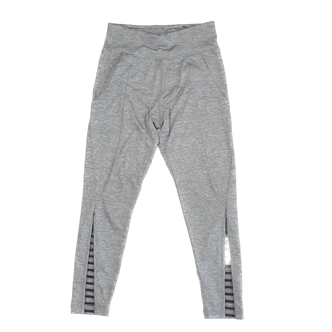 Justice Girls Heather Grey Athletic Pants Size: S (7-8 Years) Heather Grey