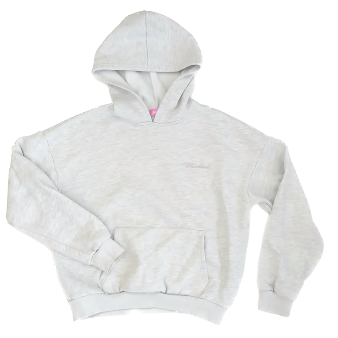 Edikted Girls Heather Grey Hoodie Size: Small Heather Grey