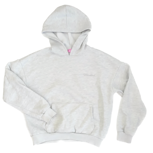 Edikted Girls Heather Grey Hoodie Size: Small Heather Grey