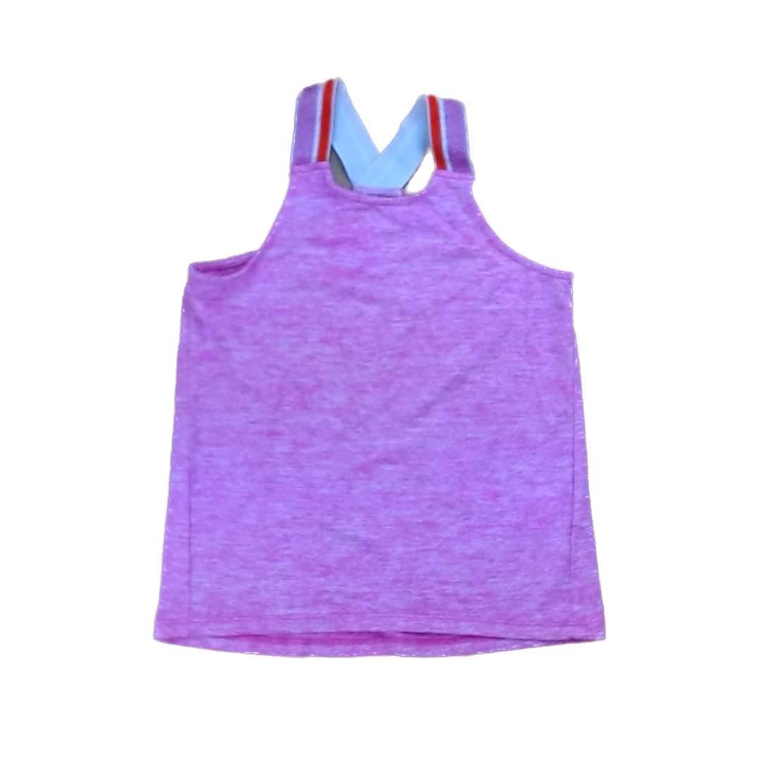 Rockets Of Awesome Girls Heather Pink Tank Top Size: 6 Years Heather Pink