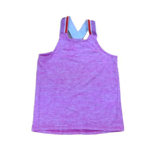 Rockets Of Awesome Girls Heather Pink Tank Top Size: 6 Years Heather Pink