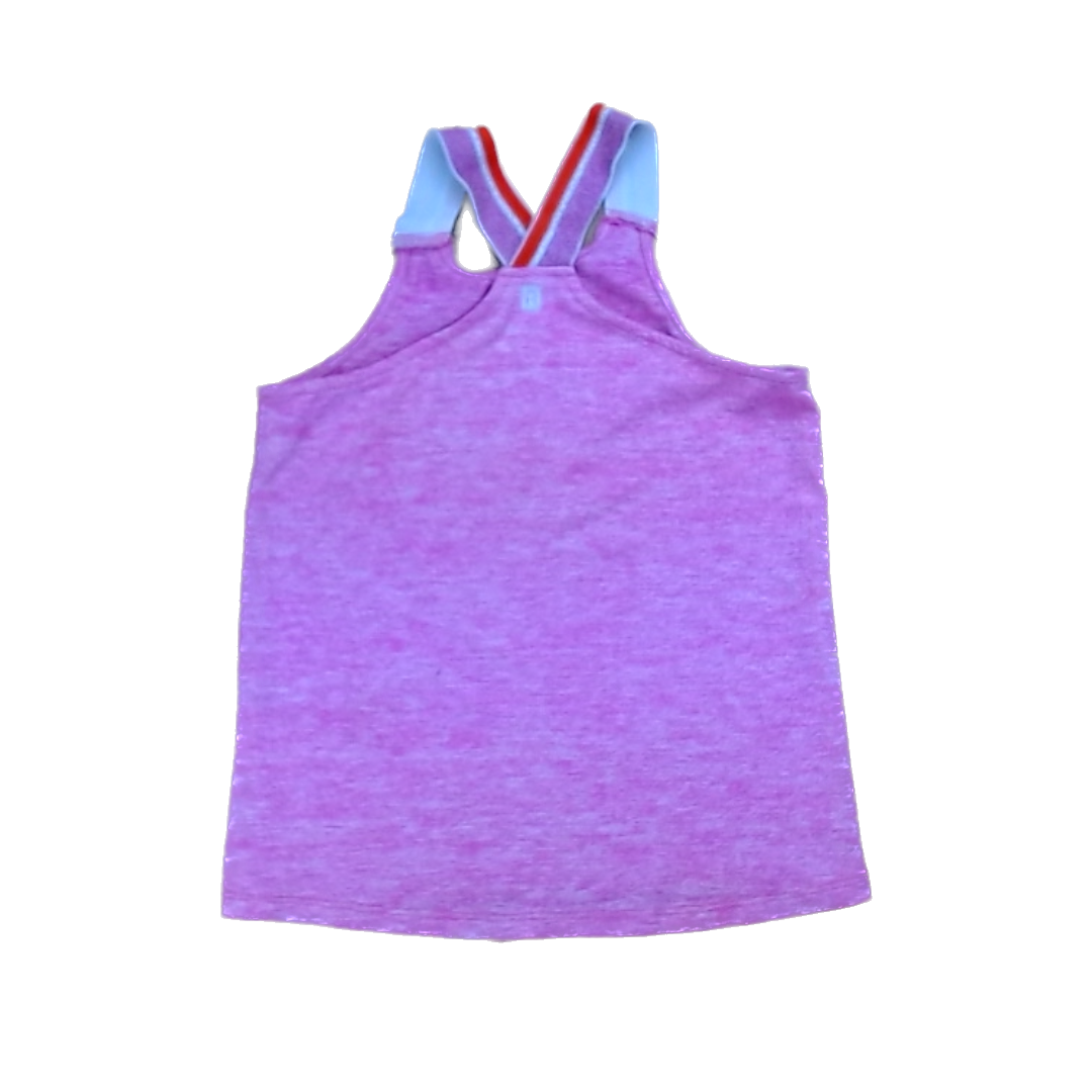 Rockets Of Awesome Girls Heather Pink Tank Top Size: 6 Years Heather Pink