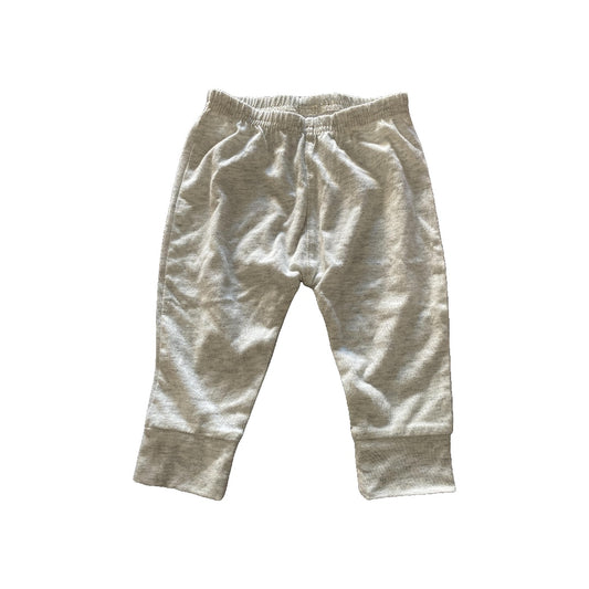 Carters Unisex Heather | White Pants Size: 3-6 months Heather | White