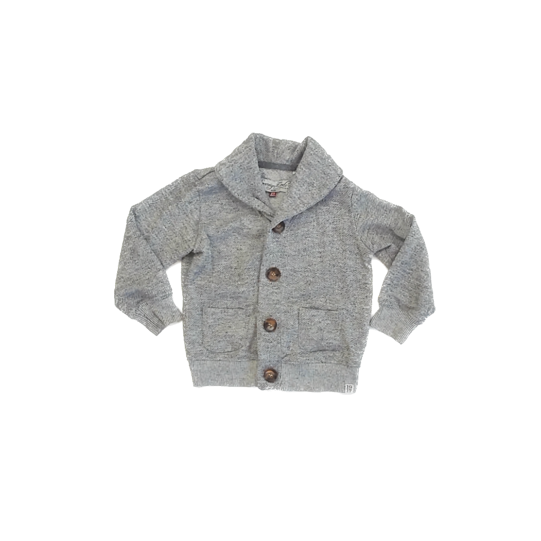 Sovereign Code Boys Heathered Grey Cardigan Size: 2T Heathered Grey