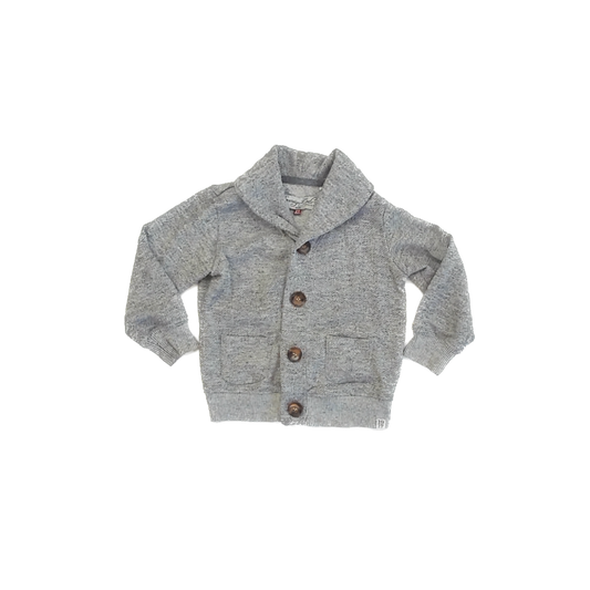 Sovereign Code Boys Heathered Grey Cardigan Size: 2T Heathered Grey