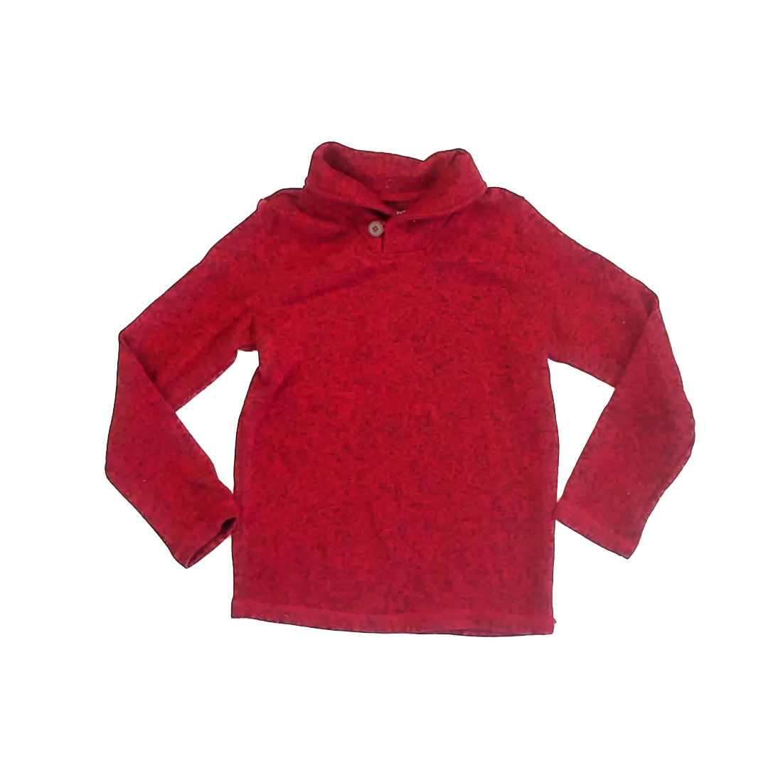 Jumping Beans Boys Heathered Red Sweatshirt Size: 8 years Heathered Red