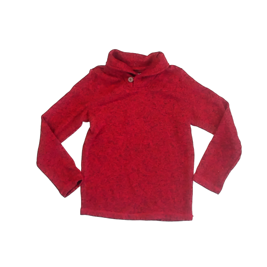 Jumping Beans Boys Heathered Red Sweatshirt Size: 8 years Heathered Red