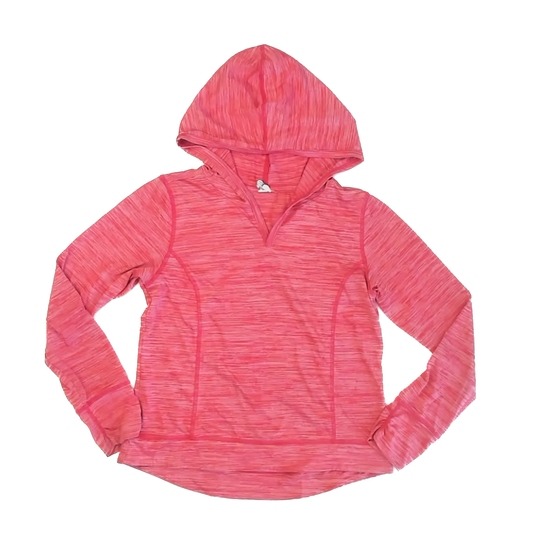 Danskin Girls Heathered Red Athletic Top Size: 10-12 Years Heathered Red