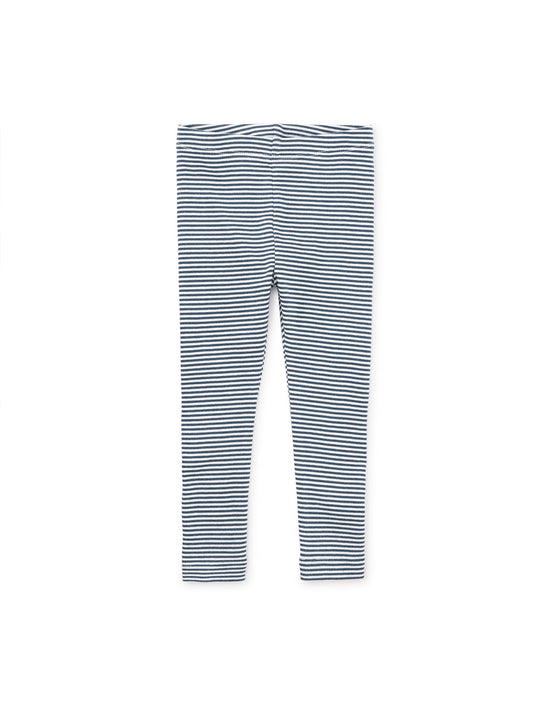 Tea Collection Girls Heritage Blue Stripe Leggings Size: 2T Heritage Blue Stripe