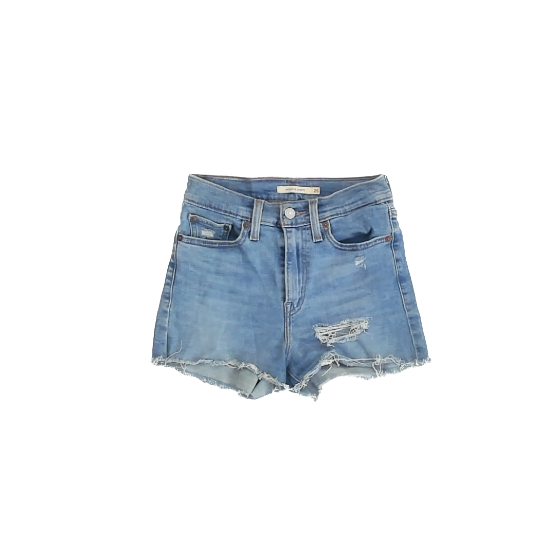 Levi's Girls High Rise Jean Shorts Size: w25 High Rise