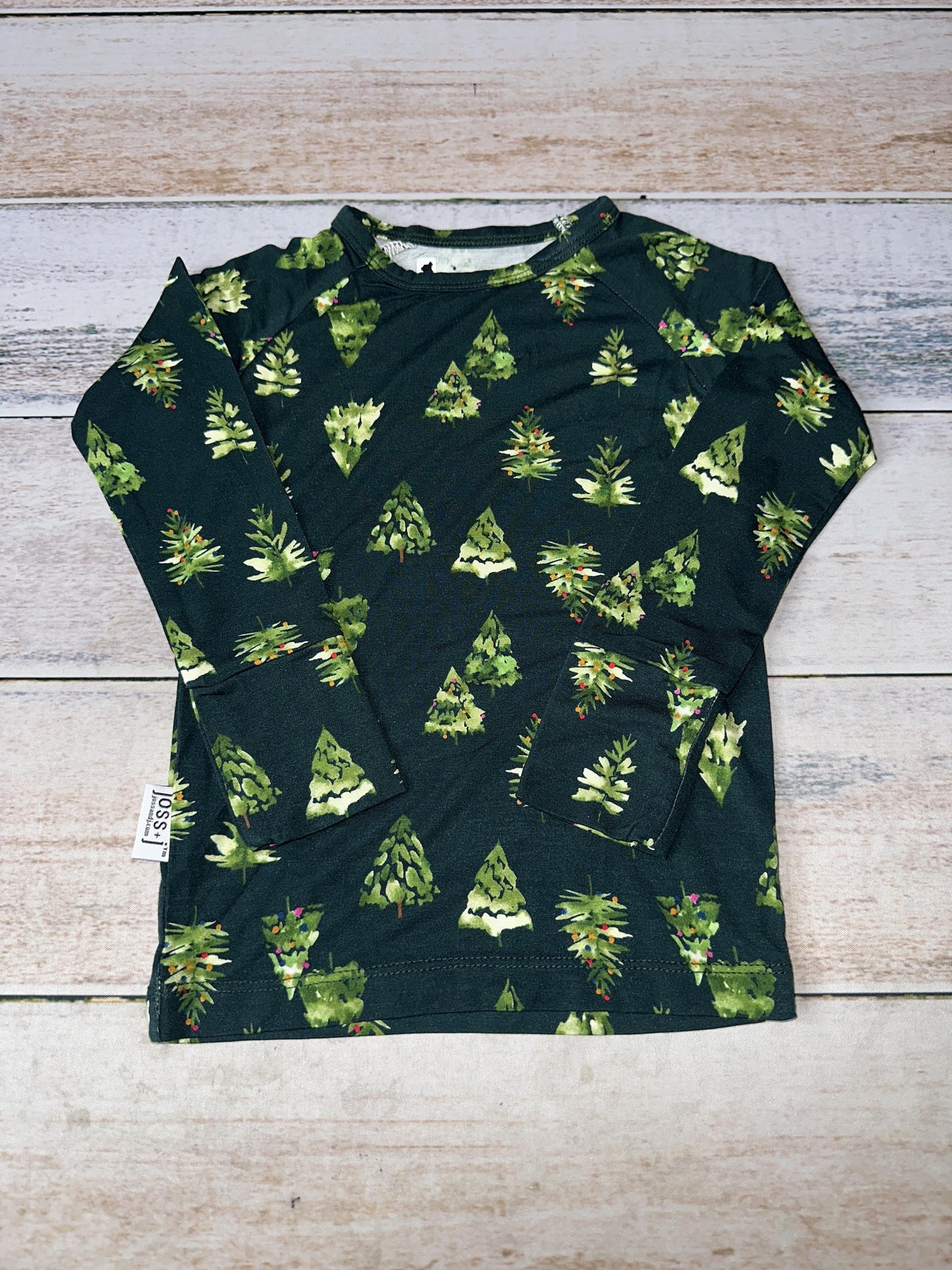 Joss and J Unisex Holiday | Forest Green Pajamas Size: 2T Holiday | Forest Green